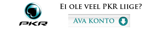 Ava PKR konto ja saa 30% rakebacki!