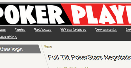 Poker Player Newspaper: Full Tilt pokkeritoa mängijatele tagastatakse rahad jõuludeks