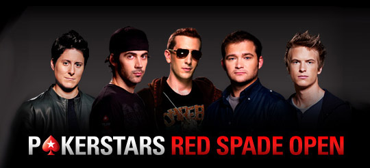 PokerStars korraldab järjekordse $1 000 000 auhinnafondiga Red Spade Open pokkeriturniiri PokerStars korraldab järjekordse $1 000 000 auhinnafondiga Red Spade Open pokkeriturniiri