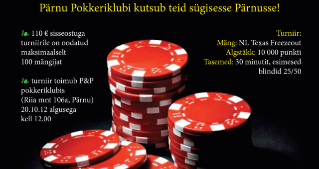 Pärnu Pokkeriklubi Lahtised Meistrivõistlused 2012