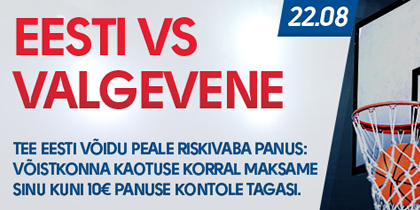 Riskivaba panus Olybetis Eesti vs Valgevene mängule