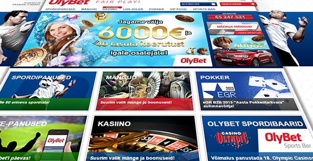 OlyBet'is kõikidele uutele mängijatele €10 niisama ja 500-eurone boonus