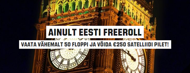 Unibeti lühikampaania eestlastele: €350 väärtuses Unibet Open satelliitide pileteid
