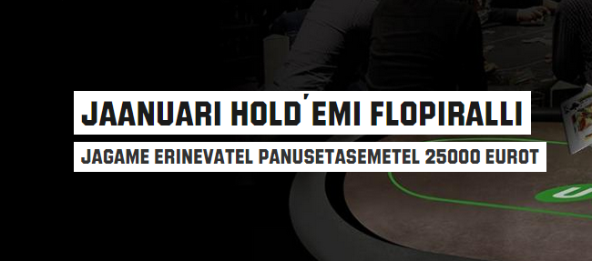 Unibeti Jaanuari Flopiralli - Auhinnafondis 25 000 eurot