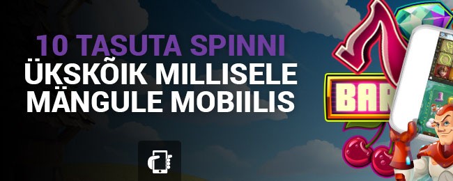 AINULT TÄNA: Triobeti mobiilikasiinos 10 tasuta spinni vabalt valitud mängul