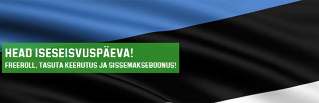 Vabariigi aastapäeva boonused Unibetis: freeroll, boonus ja tasuta spinn