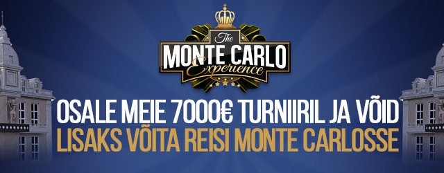 Võida reis Monte Carlosse ja hulgaliselt sularaha