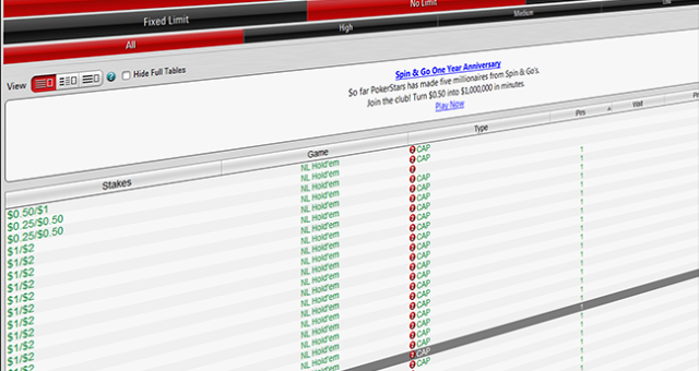 PokerStars kinnitab: Heads-up rahalaudade arv on nüüd limiteeritud