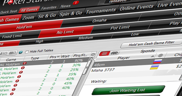 PokerStars eemaldab tavalised HU rahamängud, alles jääb ainult Zoom HU