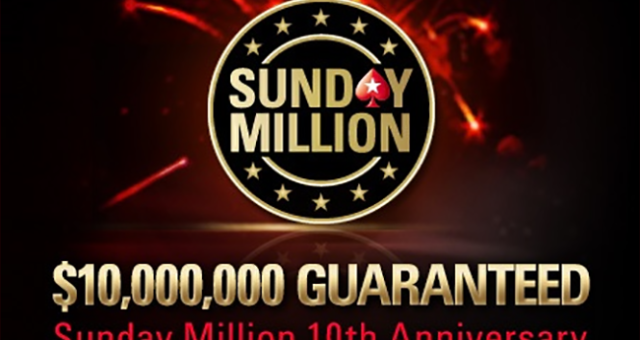 Sunday Millioni aastapäeva turniirist võttis osa üle 55 000 mängija