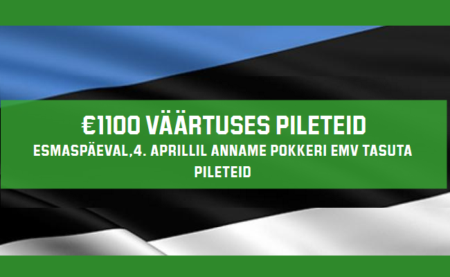 AINULT TÄNA: Võida EMV 2016 pilet 1 sendi eest! Lisatud €1100 eest pileteid!