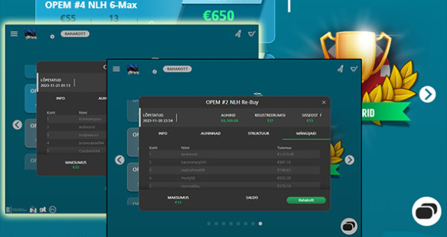 OPEM 2023: #1 Rahvaturniiri ja #2 NLH Re-Buy tulemused