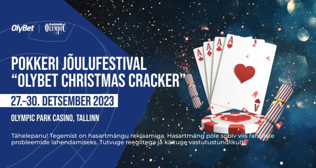 OlyBet Christmas Cracker - aastalõpu pokkerifestival - kvalifikatsioonid OlyBetis