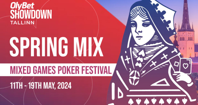 Mais toimub Olympic Park Casinos segamängude pokkerifestival OlyBet Showdown Spring Mix