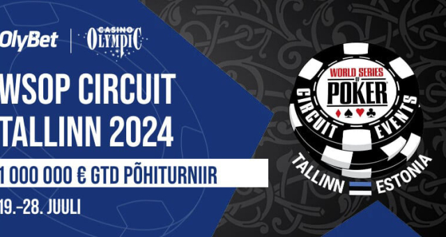 Homme algab WSOPC Tallinn, võida täna pilet põhi - või netiturniirile
