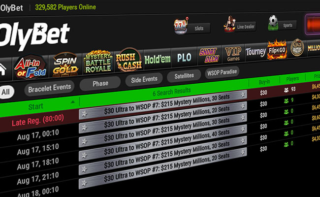 Võida pilet WSOP online $1M Mystery Bounty turniirile läbi