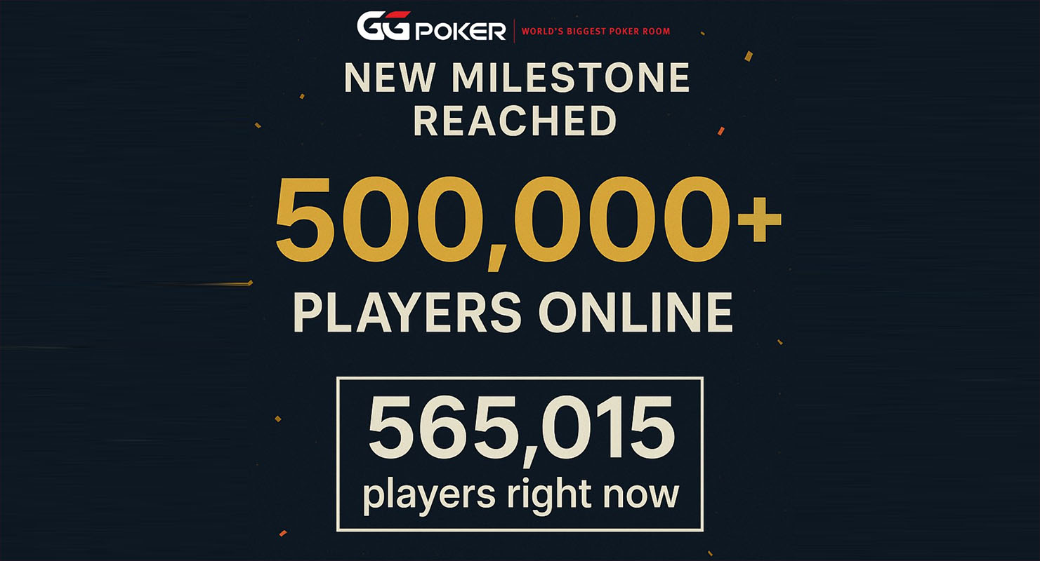 GGPoker püstitas uue rekordi - üle 600 000 mängija korraga online’is